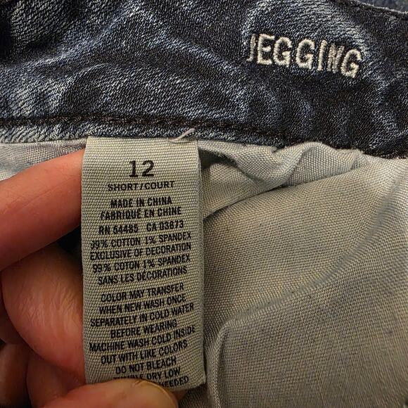American Eagle Super Stretch Jegging Sz 12 Short - Picture 8 of 10